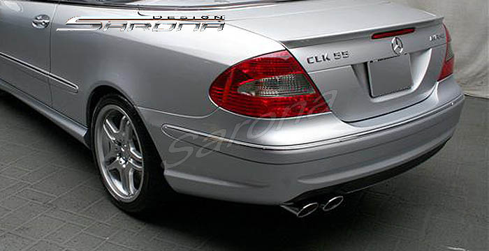 Custom Mercedes CLK Rear Bumper  Convertible (2003 - 2009) - $650.00 (Part #MB-023-RB)